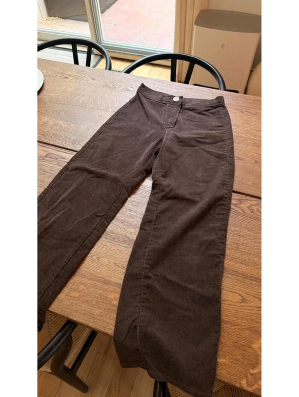 Custom corduroy brown pants